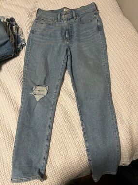 Madewell Light Blue Distressed Women's Jeans